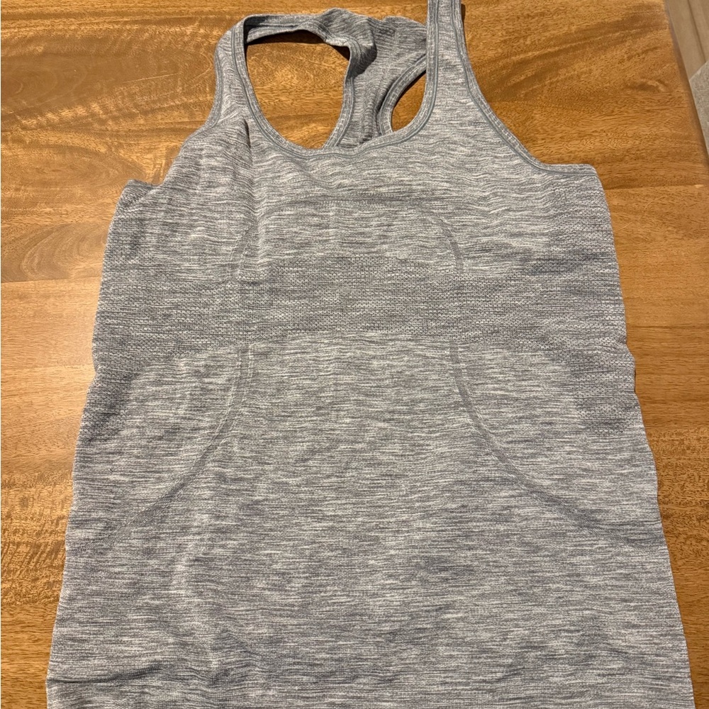 Lululemon Athletica Heathered Gray Tank Top Swiftly Tech